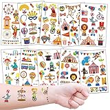 Zirkus Kinder Tattoo Set,...